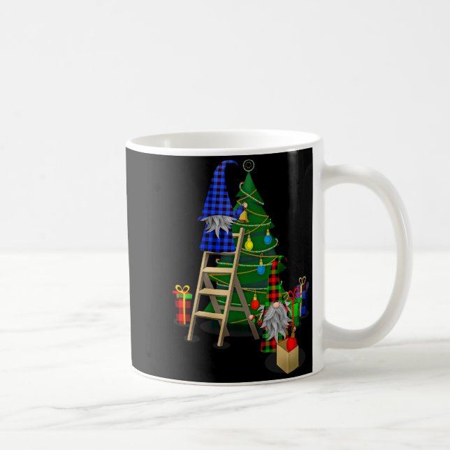 Nordic Gnomes Winter Christmas Swediomte Elves  Kaffemugg (Höger)