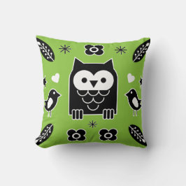 Nordic Horse Folk Art Gift Kudde