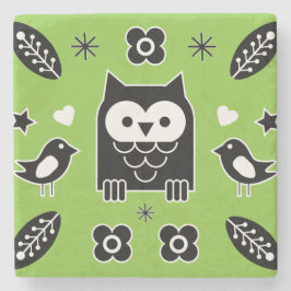 Nordic Horse Folk Art Gift Stenunderlägg