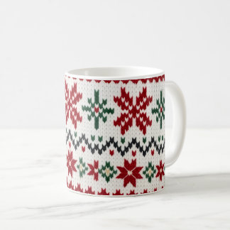Nordic Knit Christmas Mug Kaffemugg