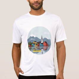 Nordic landscape t shirt