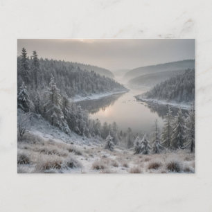 Nordic Majesty - Scandinavian Winter Ligcape Vykort