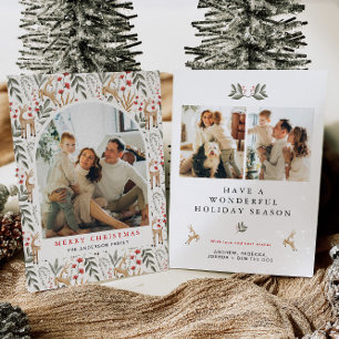 Nordic Photo jul Card Boho Scandi Helgdag Julkort