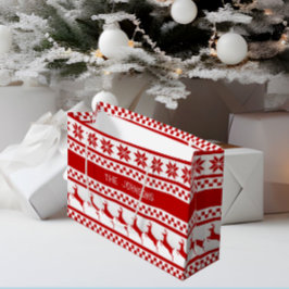 Nordic Print Reindeer Red Personlig jul