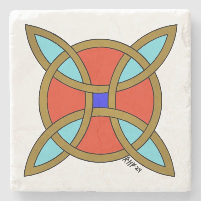 Nordic Protection from Witchcraft or Witch's Knot Stenunderlägg (Framsidan)