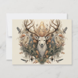 Nordic Retro Pagan Artistic Postcard Vykort