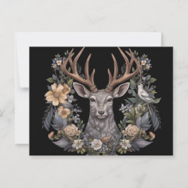 Nordic Retro Pagan Artistic Postcard Vykort