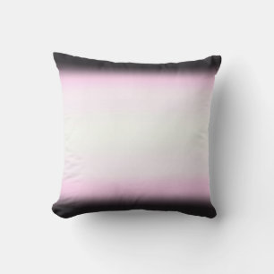 Nordic Rosa Black Rosa White Kudde