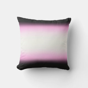 Nordic Rosa Black Rosa White Kudde