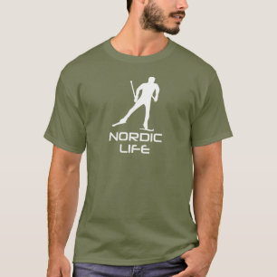 Nordic Skiing Life T Shirt