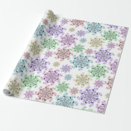 Nordic Snow Garden Presentpapper