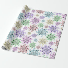 Nordic Snow Garden Presentpapper