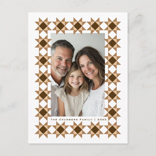 Nordic Star Ram Cream Helg Vykort (Framsida)