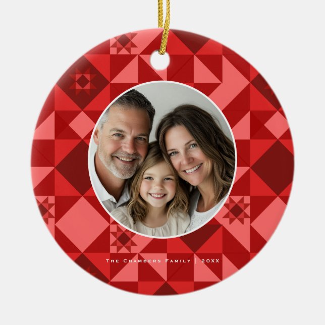 Nordic Star Ram Julgransprydnad Keramik (Framsidan)