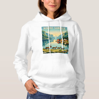 Nordic Summer – Vintage Scandinavian Fjord Travel T Shirt