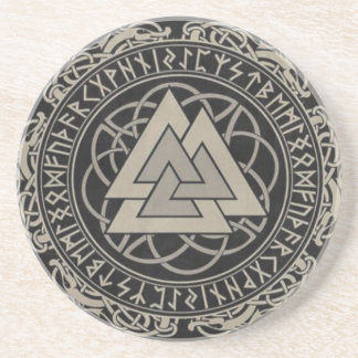Nordic Viking Norse Rune Valknut design Underlägg