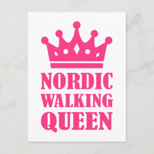 Nordic Walking Queen Vykort