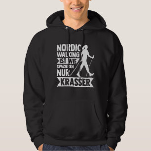 Nordic Walking Walking Hiking Jogger Nordic Walki Hoodie