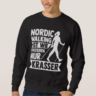 Nordic Walking Walking Hiking Jogger Nordic Walki Lång Ärmad Tröja
