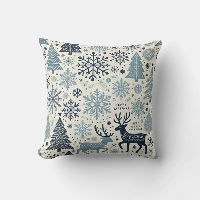 Nordic Winter Charm Cushion Kudde (Framsida)
