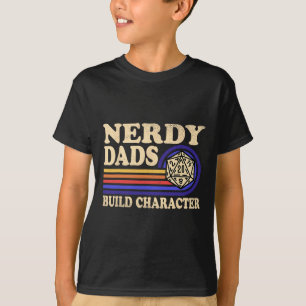 Nördiga Pappa Rpg Spelande D20 Brädspel Roligt Rpg T Shirt