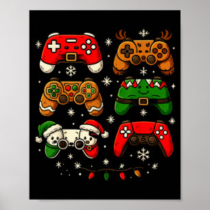 Nördigt jultröja för pojkar män, Xmas Gaming Co Poster