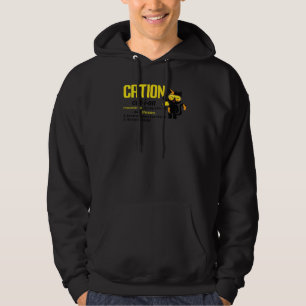 Nördigt Kation Kemisk Svart Kattunge Katt Vetenska Hoodie