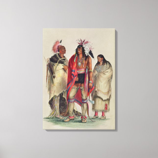 NordIndian, c.1832 Canvastryck (Framsida)