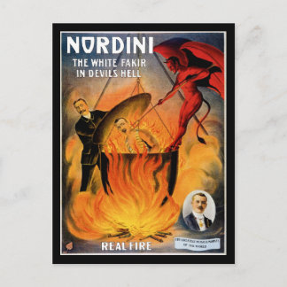 Nordini ~ White Fakir i Djävulen helvetet Vykort