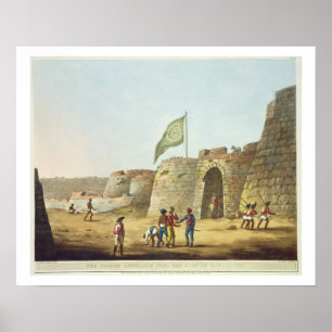 Nordinträdet i Fort i Bangalore, pla Poster
