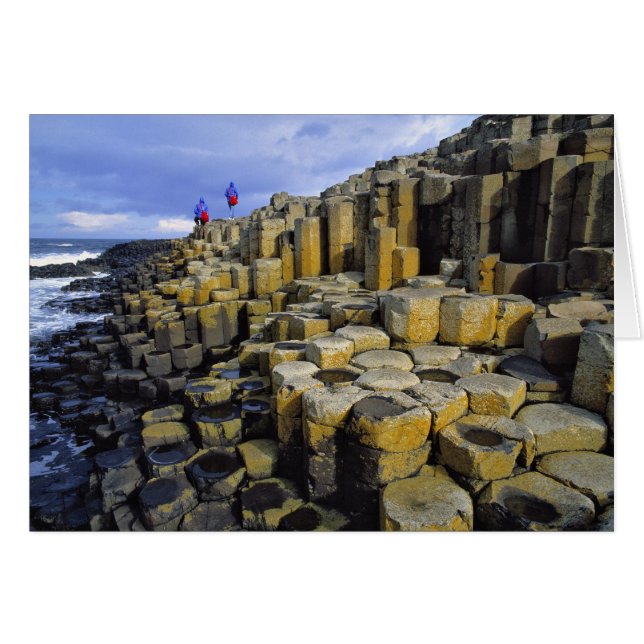 Nordirland, County Antrim, Giants Hälsningskort (Framsidan Horizontal)