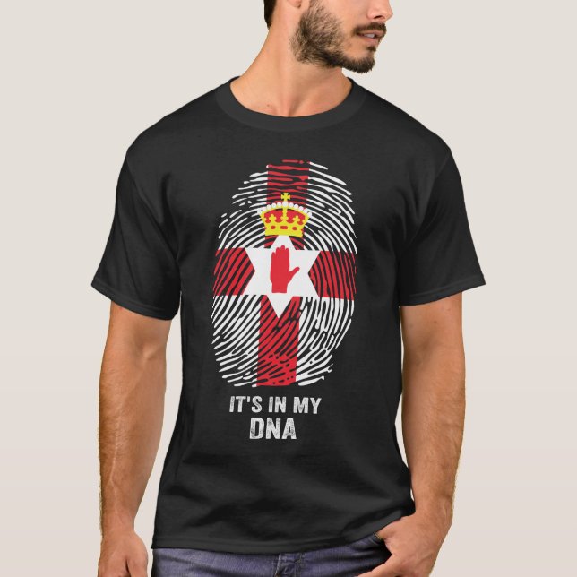 Nordirland Det finns i mitt DNA T Shirt (Framsida)
