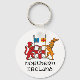 NORDIRLAND - flagga/jackande av arm/emblem/symbol Nyckelring