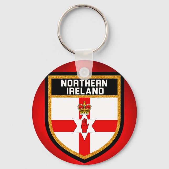 Nordirland Flagga Nyckelring (Framsida)
