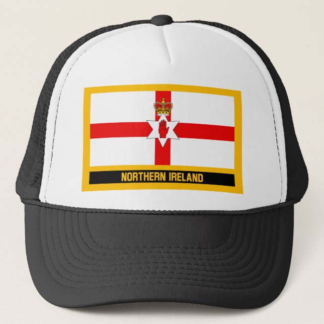 Nordirland Flagga Truckerkeps (Framsida)