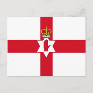 Nordirland Flagga Vykort