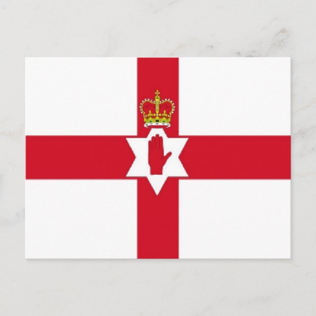 Nordirland Flagga Vykort (Framsida)