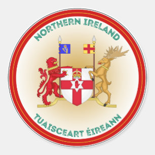 Nordirland Heritage Emblem Runt Klistermärke