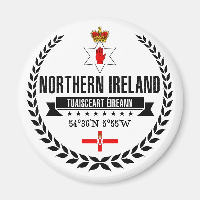 Nordirland Magnet (Framsidan)