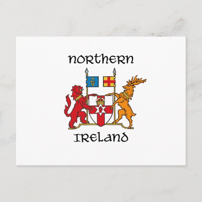 Nordirland - vapensköld/symbol/emblem vykort (Framsida)