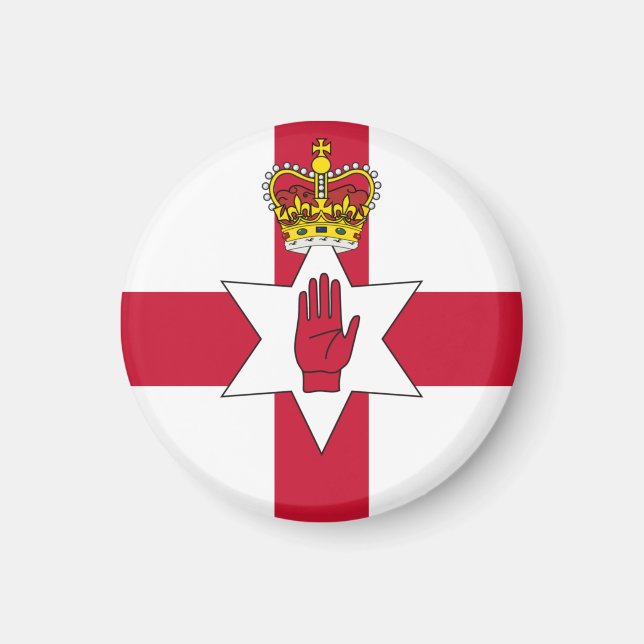 Nordirlands banderoll magnet (Framsidan)