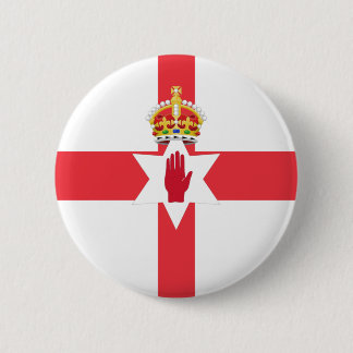 Nordirlands flagga Button Knapp