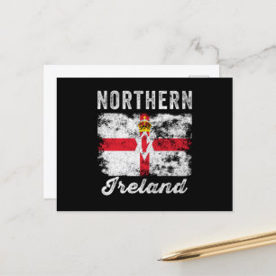 Nordirlands Flagga Distress Vykort