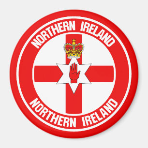 Nordirlands rundabordsrese Emblem Magnet
