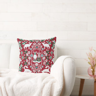 Nordisk broderad Dekorativ kudde Cover: Luxuridisk