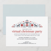 Nordisk Folkkonst Dalahäst Virtuell Julfest