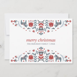 Nordisk Folklig Konst | Julhelg 3 Foto Julkort