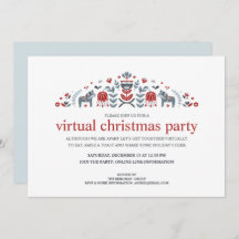 Nordisk Folkslöd Dalahäst Virtuell Julfest