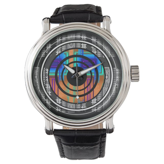 Nordisk framtida monogram armbandsur (Framsida)