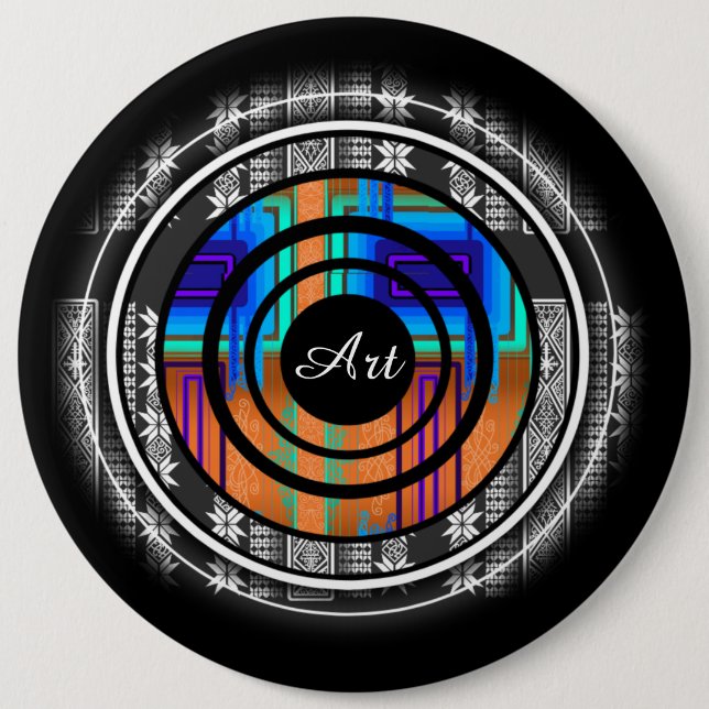 Nordisk framtida monogram knapp (Framsida)